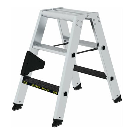 MUNK A-Stehleiter 250kg beids.clip-step R13 3 Stufen