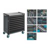 HAZET Werkstattwagen Assistent 179NXL-8-VW/243 Schubladen flach: 7 x 77 x 696 x 398 mm Schubladen hoch: 1 x 162 x 696 x 398 mm A