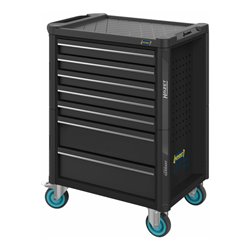 HAZET Werkstattwagen Assistent 179N-7-RAL9005 Schubladen flach: 5 x 77 x 522 x 398 mm Schubladen hoch: 2 x 162 x 522 x 398 mm