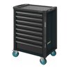 HAZET Werkstattwagen Assistent 179N-8-RAL7021 Schubladen flach: 7 x 77 x 522 x 398 mm Schubladen hoch: 1 x 162 x 522 x 398 mm