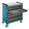 HAZET Werkstattwagen Assistent 179NXL-8/317 Schubladen flach: 7 x 77 x 696 x 398 mm Schubladen hoch: 1 x 162 x 696 x 398 mm Anza