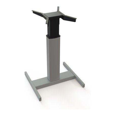 STIER Elektrisch Höhenverstellbares Gestell 501-19, mobil, für 80x80cm Platte