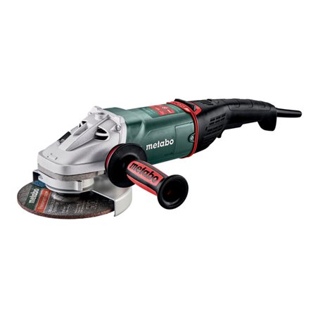 Metabo Winkelschleifer WEPBA 24-180 MVT Quick mit Bremse, Schnellspannmutter, drehbarem Haupthandgriff, Totmannschalter Karton