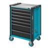HAZET Werkstattwagen Assistent 179NX-7/137 Schubladen flach: 5 x 77 x 522 x 398 mm Schubladen hoch: 2 x 162 x 522 x 398 mm Anzah