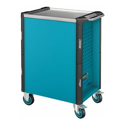 HAZET Werkstattwagen Assistent 179NX-7/137 Schubladen flach: 5 x 77 x 522 x 398 mm Schubladen hoch: 2 x 162 x 522 x 398 mm Anzah