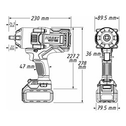 HAZET Akku-Schlagschrauber 9212-1000/4
