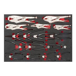 VIGOR Zangen-Einlage V6816 17tlg