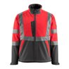 Mascot Kiama Soft Shell Jacke Größe 4XL, hi-vis rot/dunkelanthrazit