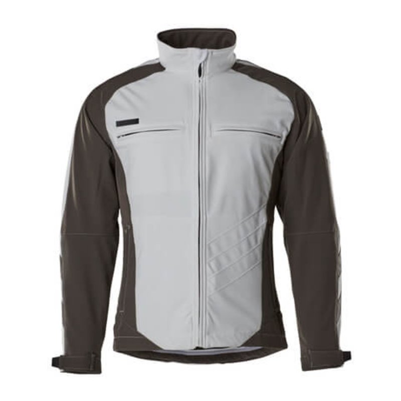 Mascot Dresden Soft Shell Jacke Größe 4XL, weiss/dunkelanthrazit