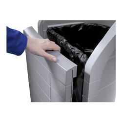 Hailo ProfiLine WSB Design Plus XXXL, Wertstoffsammler, 120 Liter, Silber