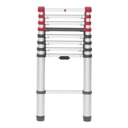 Hailo FlexLine T80, Alu-Sicherheits-Teleskopleiter, 9 Sprossen