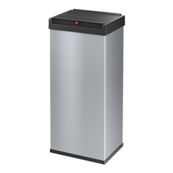 Hailo Big-Box Swing XL, Großraum-Müllbox, 52 ltr, Silber