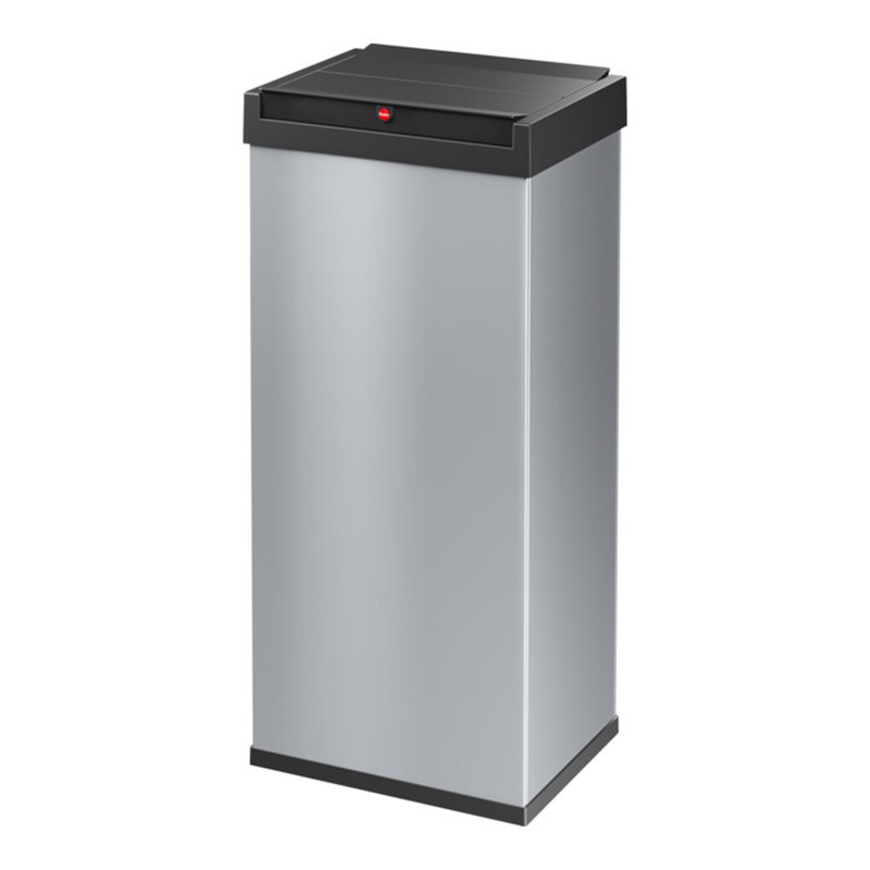 Hailo Big-Box Swing XL, Großraum-Müllbox, 52 ltr, Silber