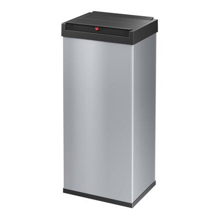 Hailo Big-Box Swing XL, Großraum-Müllbox, 52 ltr, Silber
