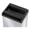 Hailo Big-Box Swing XL, Großraum-Müllbox, 52 ltr, Silber