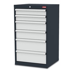 STIER Schubladenschrank mit 6 Schubladen