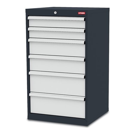 STIER Schubladenschrank mit 6 Schubladen