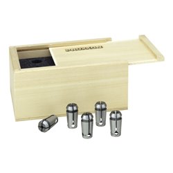 Proxxon Spannzangensatz für PF/FF 230, 5-tlg. (2,4 bis 5 mm)