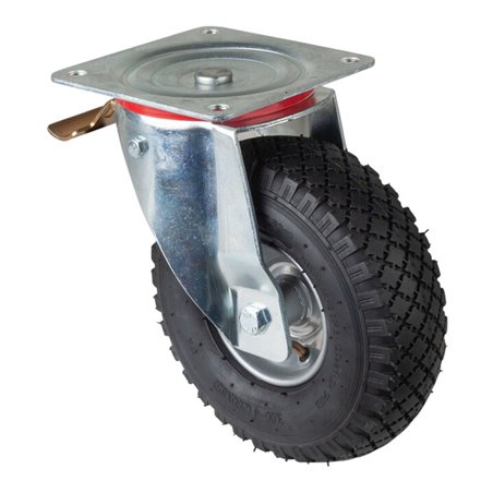 BS Rollen Transportrolle L420.C90.261 Lenkrolle mit Totalfeststeller, Raddurchmesser 260 mm,