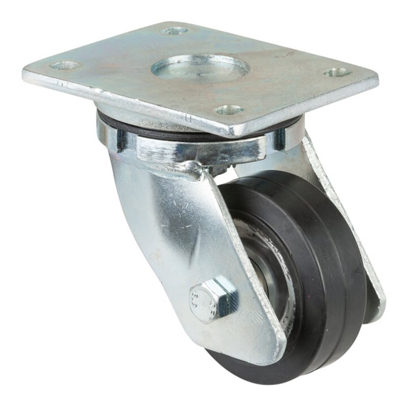 BS Rollen Schwerlastrolle RR100.B80.101 Lenkrolle, Raddurchmesser 100 mm,