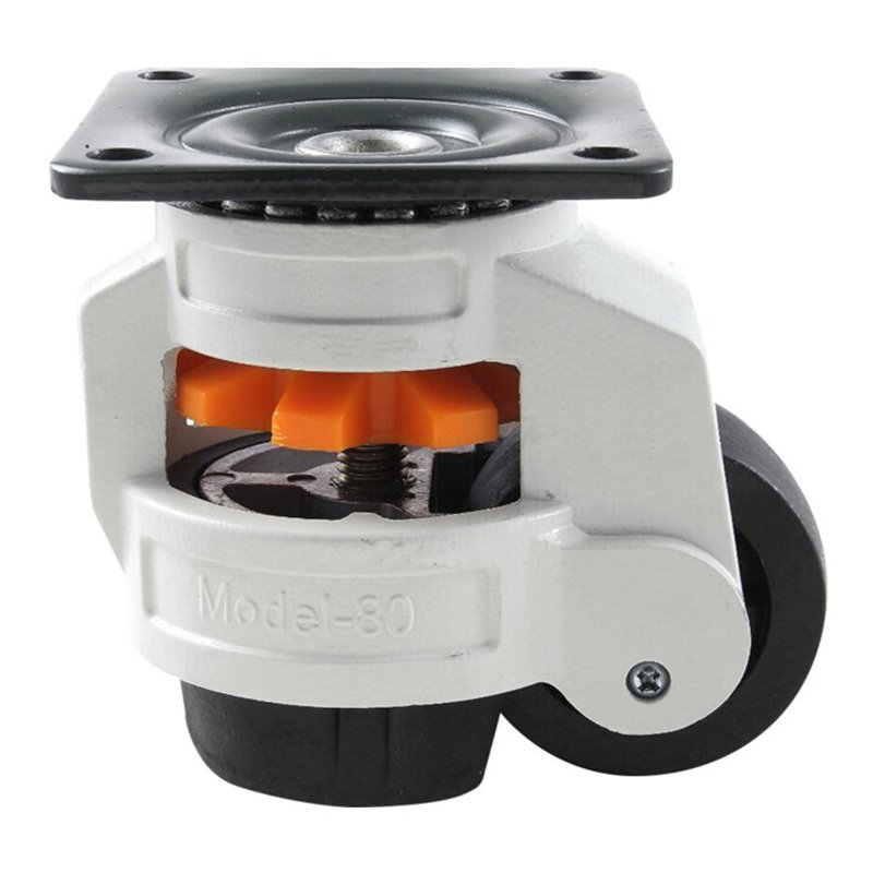 BS Rollen Heberolle W220.A90.075 Lenkrolle mit Feststeller, Raddurchmesser 75 mm,