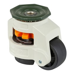 BS Rollen Heberolle W221.A90.062 Lenkrolle mit Feststeller, Raddurchmesser 62 mm,