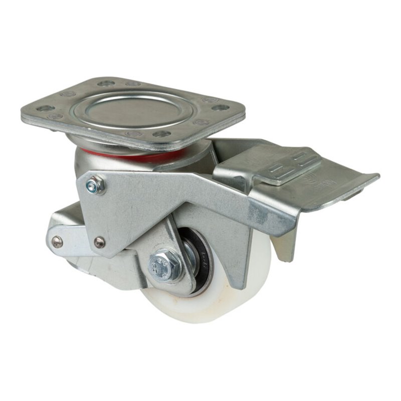 BS Rollen Heberolle W120.B15.080 Lenkrolle mit Feststeller, Raddurchmesser 80 mm,