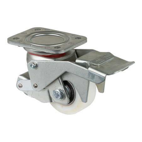 BS Rollen Heberolle W120.B15.080 Lenkrolle mit Feststeller, Raddurchmesser 80 mm,