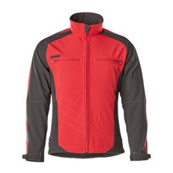 Mascot Dresden Soft Shell Jacke Größe 4XL, rot/schwarz