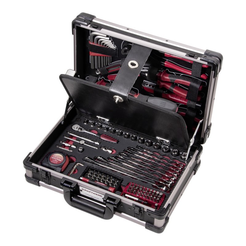 Kraftwerk 3944 AluPro Werkzeugkoffer, 123-teilig