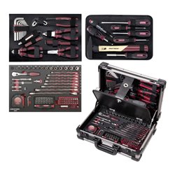 Kraftwerk 3944 AluPro Werkzeugkoffer, 123-teilig