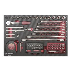 Kraftwerk 3944 AluPro Werkzeugkoffer, 123-teilig