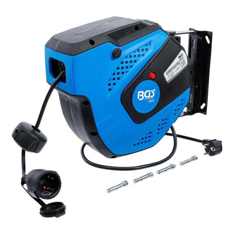 BGS Automatische Kabeltrommel 15 m
