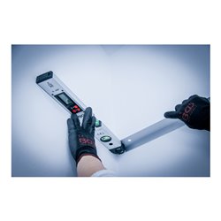 BGS Digitaler LCD-Winkelmesser mit Wasserwaage 450 mm