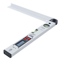 BGS Digitaler LCD-Winkelmesser mit Wasserwaage 450 mm