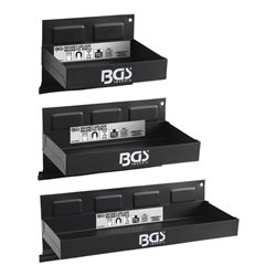 BGS Magnet-Ablagen-Satz 150 / 210 / 310 mm 3-tlg.