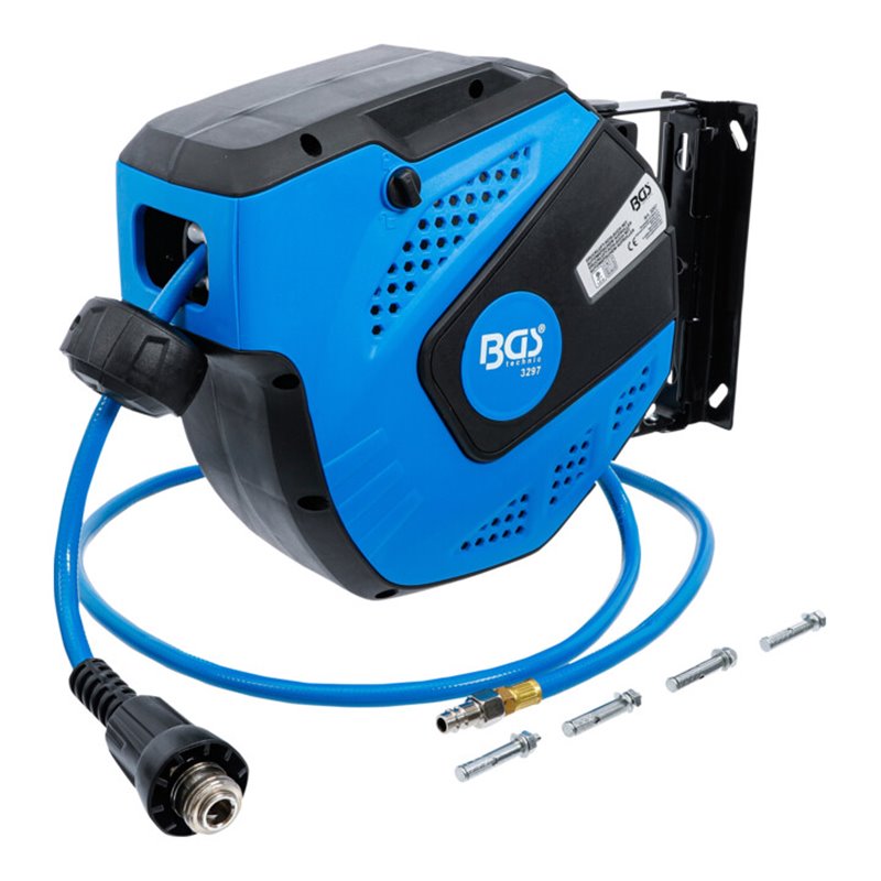 BGS Druckluftschlauch mit Aufroller, automatisch, 10 m