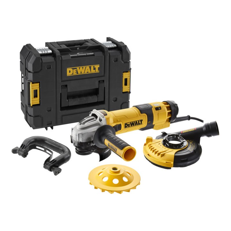DEWALT Elektr-Winkelschleifer 125 mm 1500W Beton DWE4257KT-QS