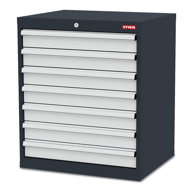 STIER Schubladenschrank mit 7 Schubladen