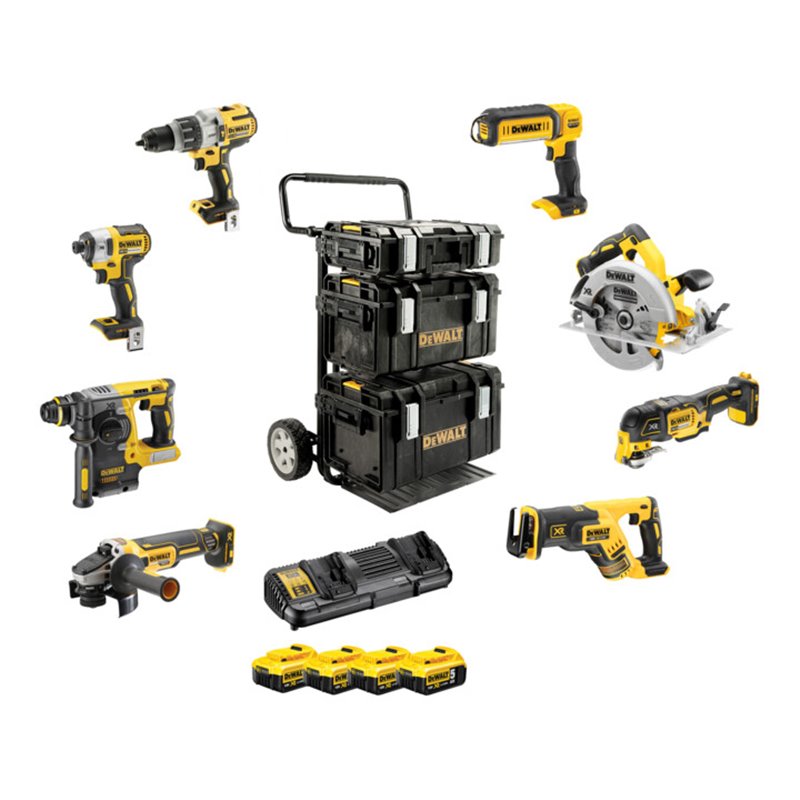 DEWALT Akku 8er Kombopack, 18V / 5 Ah DCK853P4-QW