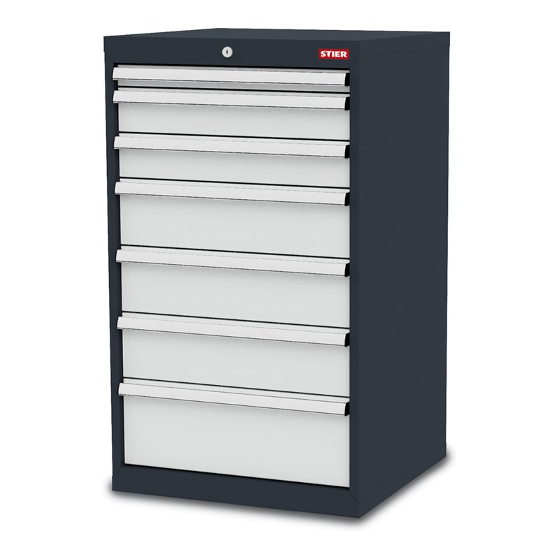 STIER Schubladenschrank mit 7 Schubladen
