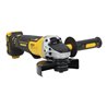 DEWALT Akku-Winkelschleifer 125mm (bürstenlos), 18 Volt Paddel-Schalter DCG406NT-XJ