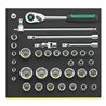 Stahlwille Wkz.Sortiment Nr.TCS 50/52/30/6QR 2/3-Teilung 36tlg.