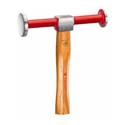 Facom Ausbeul- und Schlichthammer Hickory-Stiel runde, flache Schlagfläche Ø 32 mm runde, gewölbte Schlagfläche Ø 40 mm