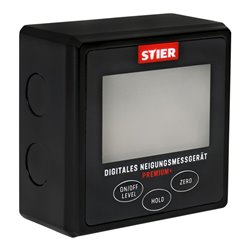 STIER Digitales Neigungsmessgerät Premium+, LCD-Display, +-0,2°