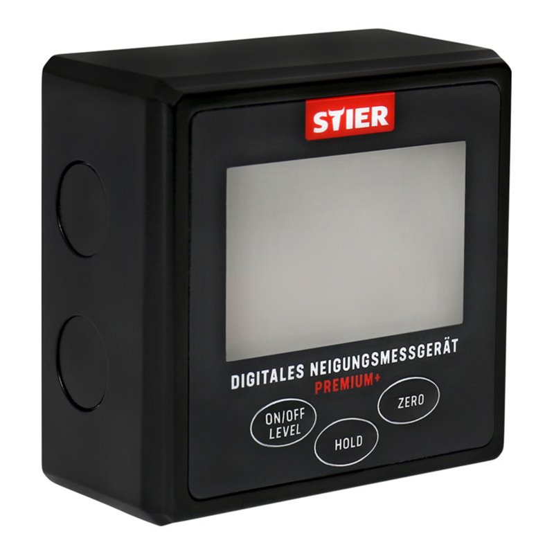 STIER Digitales Neigungsmessgerät Premium+, LCD-Display, +-0,2°