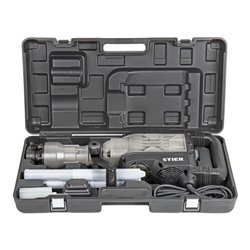 STIER Abbruchhammer SAH-2000, 1700 W, 50 J, 2000 Schläge/min, 30 mm Sechskant-Aufnahme