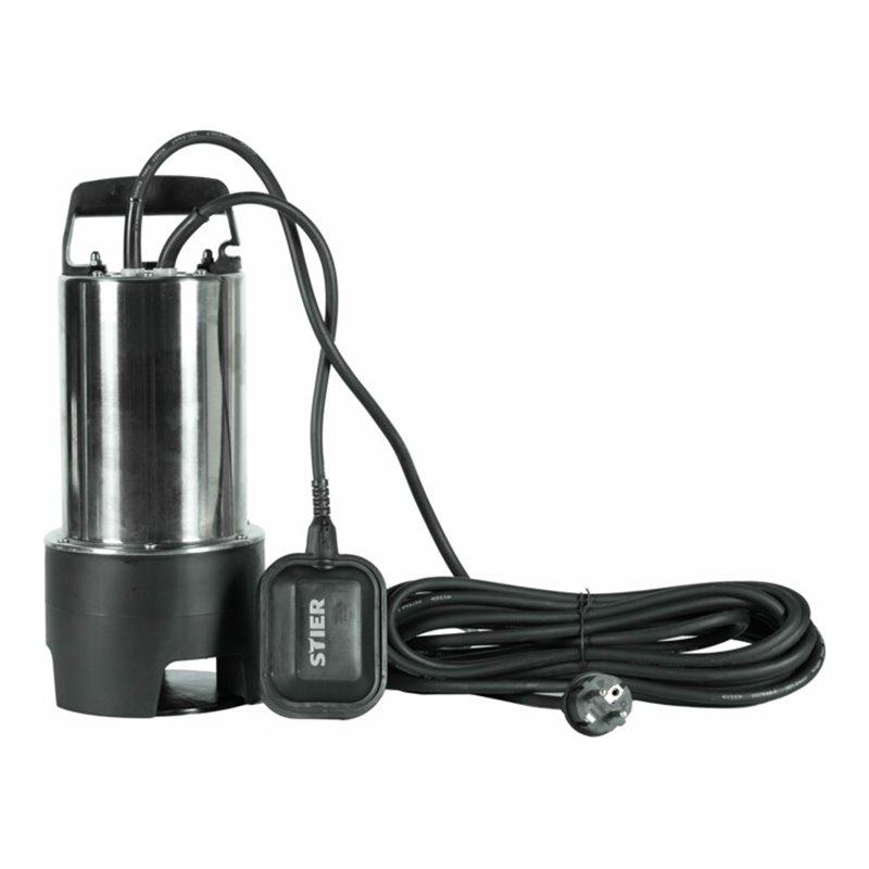 STIER Edelstahl Tauchpumpe-Schmutzwasserpumpe ESTW-1100