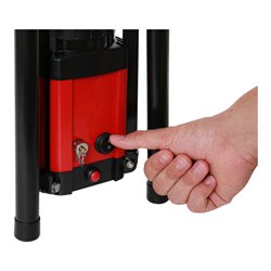 STIER Akku-SMD-LED-Tower-Baustrahler 360° 3500 Lumen 36 W