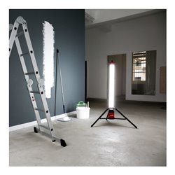 STIER Akku-SMD-LED-Tower-Baustrahler 360° 3500 Lumen 36 W